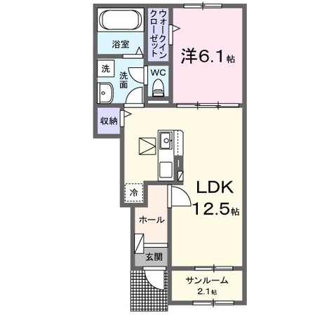 シーズンテラスⅠの物件間取画像